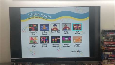 Brainy Baby Right Brain - DVD Menu Walkthrough - YouTube