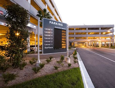 International airport valet parking Tampa United States