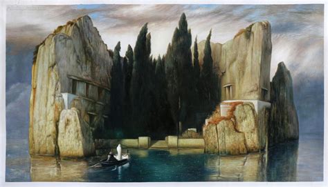 Isle of the Dead (Toteninsel) by Arnold Bocklin - Various Artists Paintings