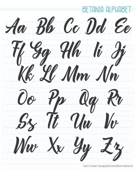 Calligraphy alphabets: What are lettering styles? + FREE WORKSHEETS