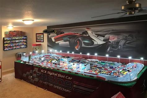 3_1-43rd scale slot cars and race track Display case Custom Display Case, Custom Displays, Ho ...