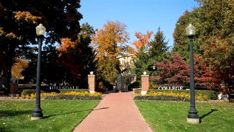 Hillsdale College Campus in the Fall