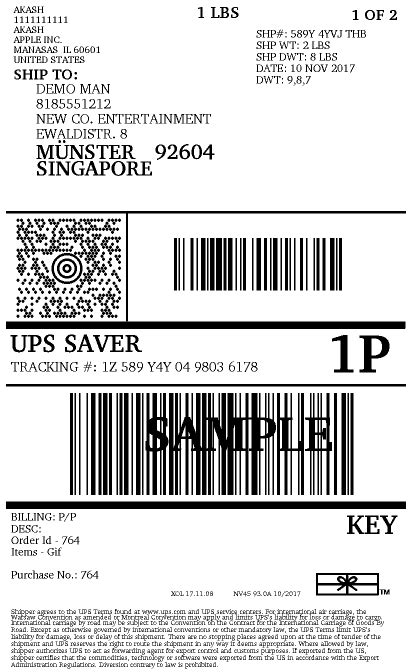 Ups Shipping Labels Printable