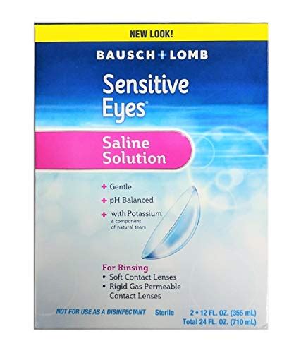 Best Sensitive Eyes Saline Solution For Contact Lens Wearers