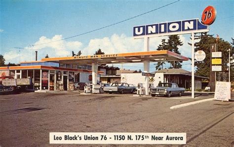 Union 76 | Old gas stations, Service station, Gas station