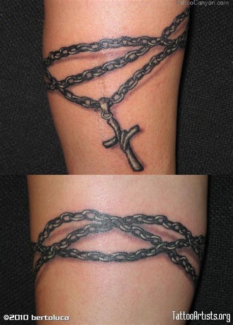 Share 70+ cross on a chain tattoo best - in.cdgdbentre