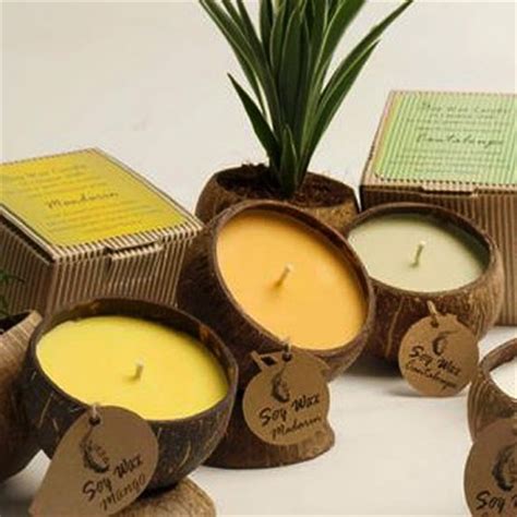 Coconut Shell Scented Candles