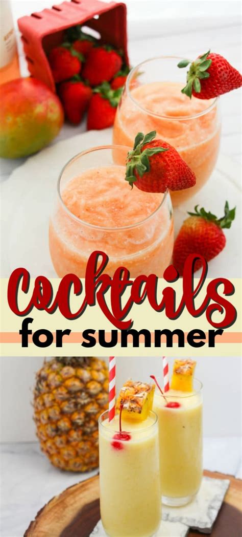 30 Alcoholic Drinks for Summer: slushies, mixers, ice cream and more