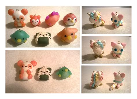 My First Polymer Clay Charms by Sarilain on DeviantArt