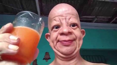 bald guy tries orange juice for the first time.. - YouTube