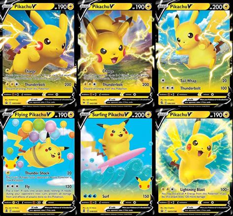 Pikachu Ultra Rare Card Lot - x6 Pokemon Card Set Philippines | Ubuy