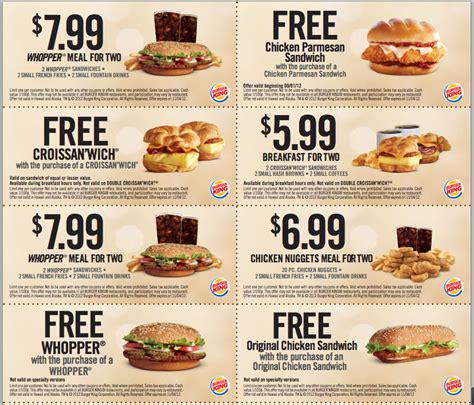 Printable Coupons: Burger King Coupons