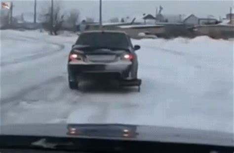 slide :: car :: snow :: gif (gif animation, animated pictures) / funny ...