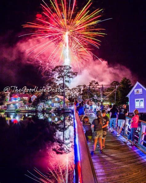 Best Places to Watch the Baytowne Wharf Fireworks - The Good Life Destin