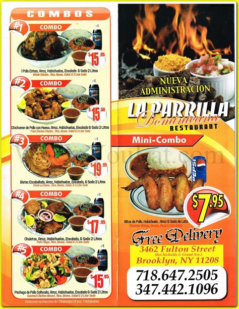 La Parrilla Restaurant in Brooklyn / Official Menus & Photos