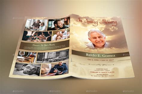 Download Free Funeral Program Template | Qualads