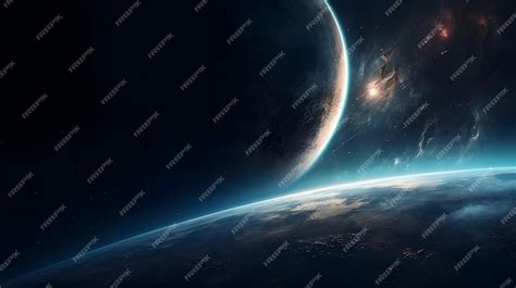 Premium AI Image | Stunning 4K HD wallpaper of planet in space with ...