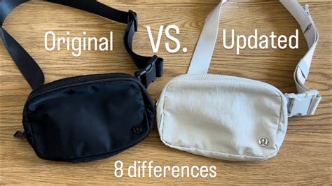 Lululemon Everywhere Belt Bag ORIGINAL vs UPDATED Comparison - YouTube