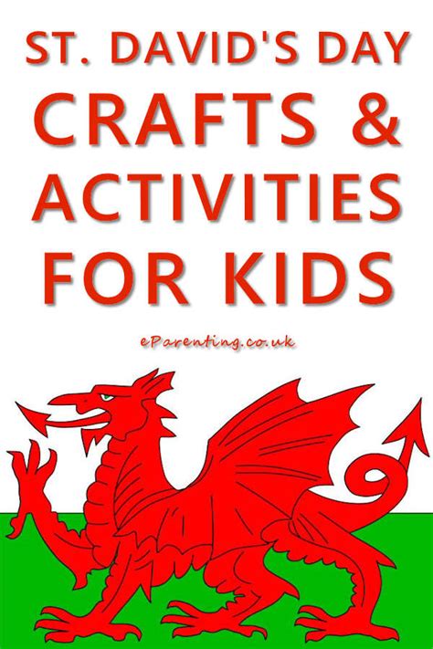 17 St. David's Day Crafts and Activities For Kids