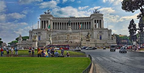 Rom – Piazza Venezia & Monumento Vittorio Emanuele II Foto & Bild ...