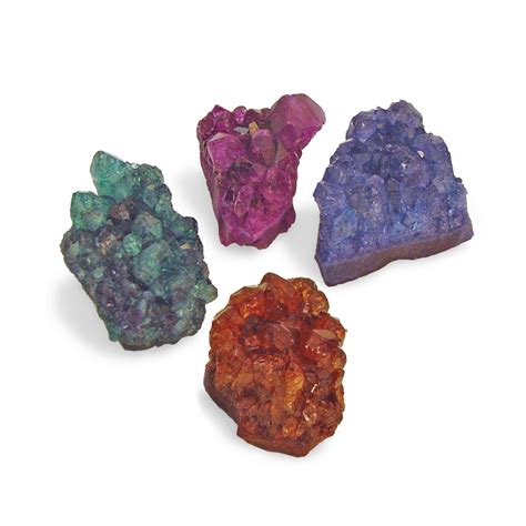 Colored Amethyst Cluster - Single Piece - Kids Love Rocks