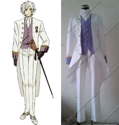 Cosplay Anime Kuroshitsuji Black Butler Angela Blanc Cosplay Costume set top+pant+vest+coat Any ...