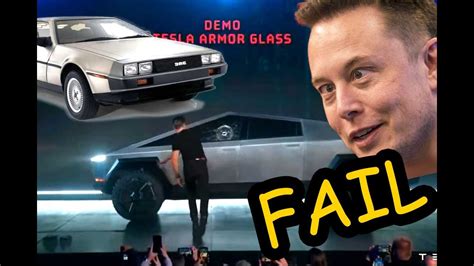 Tesla CyberTruck Glass Failed - Embarrassed Elon Musk - Best MEMES ...