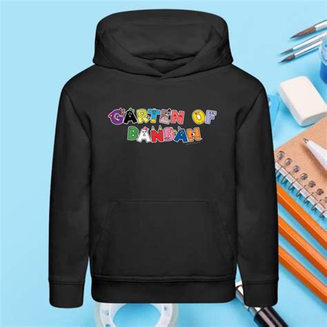 Official Euphoric Brothers Merch Garten Of Banban Character Letters Hooded Sweatshirt Epicdrops ...