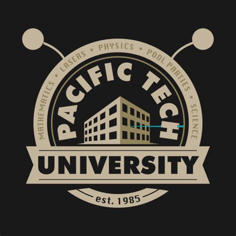 Pacific Tech University - Pop Culture - T-Shirt | TeePublic