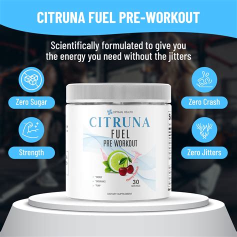 Citruna Fuel Pre-Workout – Optimal Health Supplements