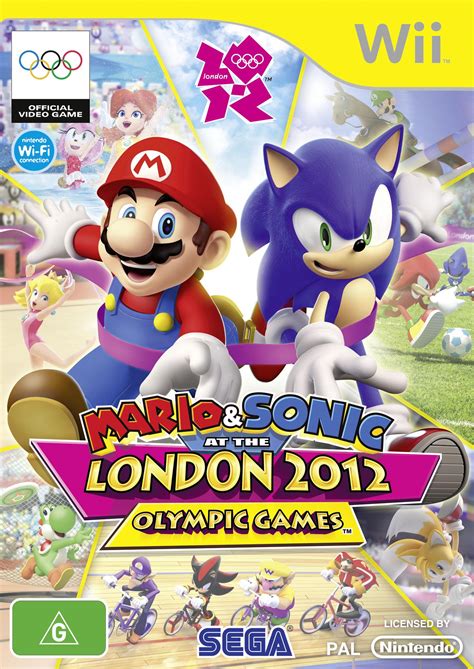 Mario & Sonic at the London 2012 Olympic Games (Wii) Box Art