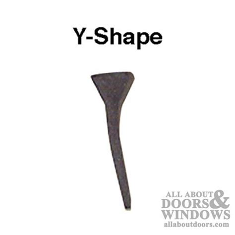 Larson Y-shape, Storm Door Sweep, 36 inch - Black