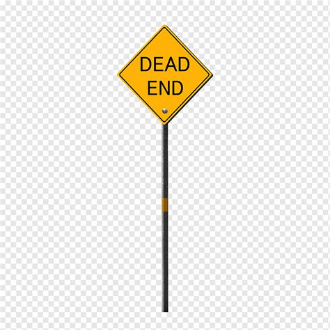 Dead end sign, road sign, traffic sign, png | PNGWing