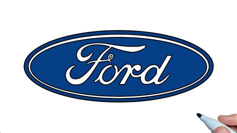 How To Draw A Ford Logo