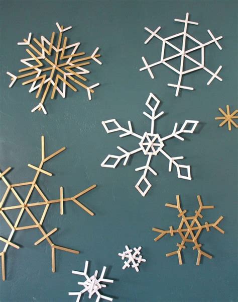 Déco flocon de neige et origami flocon en papier - ClemAroundTheCorner