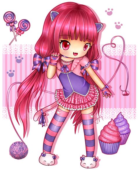 SPC - Happy Pink Neko by Hyanna-Natsu on DeviantArt