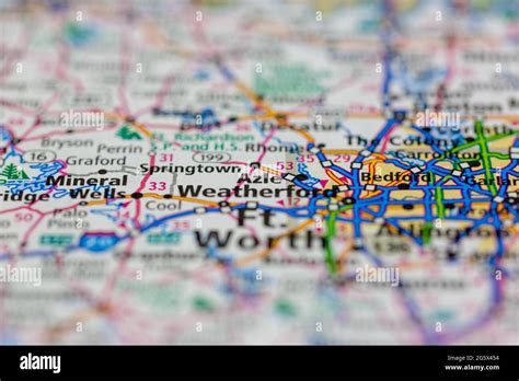 Azle map hi-res stock photography and images - Alamy