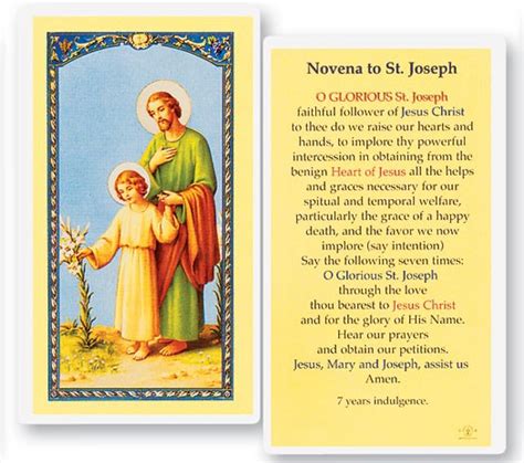 Novena To St Joseph Printable - Printable Word Searches