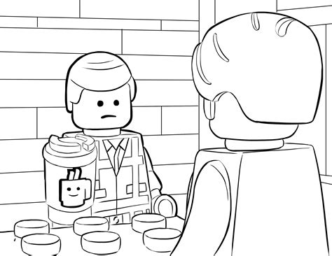 Awesome Lego Movie Emmet Coloring Pages - Coloring Pages