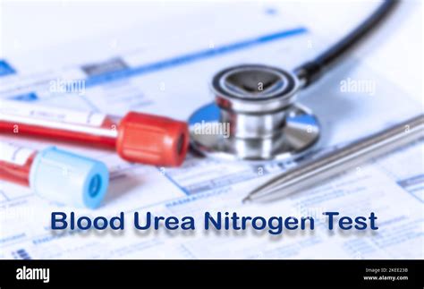 Blood urea nitrogen test, conceptual image Stock Photo - Alamy