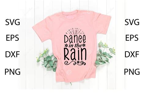 Spring SVG Design, Dance in the Rain Graphic by Crafted Wonders ...