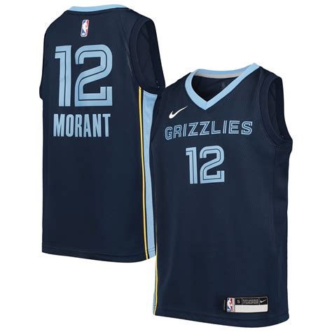 Youth Nike Ja Morant Blue Memphis Grizzlies Team Swingman Jersey