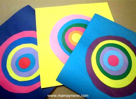 Arte para niños: Cuadrados y círculos. | Mamá&nené - Maternidad y ...