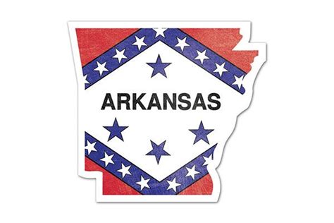 Custom Printed Arkansas State Magnets at Low Prices (877) 946-3003 | Arkansas state, State flags ...