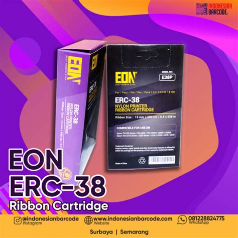 EON ERC-38 Ribbon Cartridge Indonesian Barcode