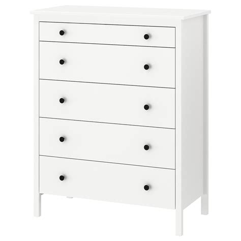 KOPPANG chest of 5 drawers, white, 90x114 cm - IKEA