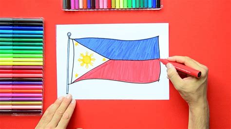 How To Draw A Philippine Flag Waving | The Best Porn Website