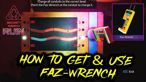 How to Get Faz-Wrench (How to Use) - Five Nights at Freddy's Security ...