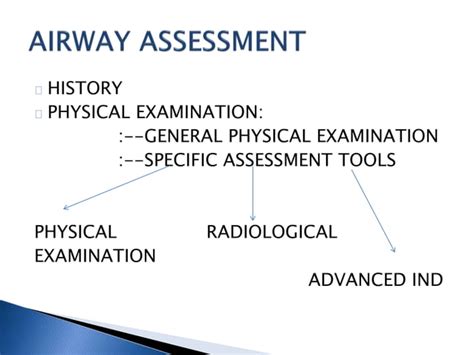 Airway assessment