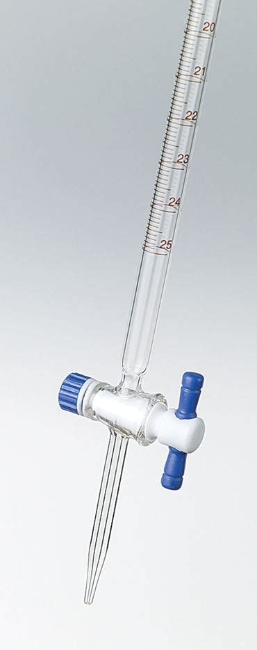 Buret Chemistry, Flint Glass, with PTFE Stopcock, 50-mL | Flinn Scientific